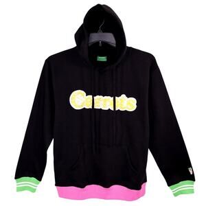 Anwar Carrots Sweatshirt Womens Medium Black Yellow Hoodie Top Brisk Streetwear